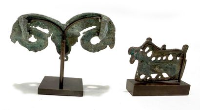LURISTAN (1200-600 avt JC) (?). PLAQUE à...