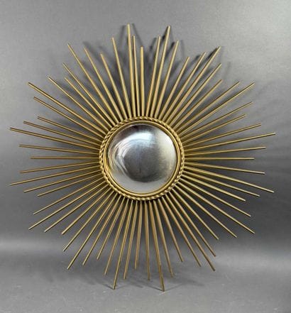 CHATY (20th century) in VALLAURIS. Sun mirror....