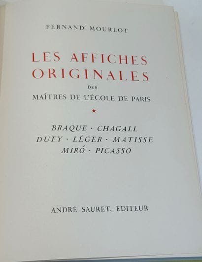 Fernand MOURLOT. Les affiches originales...
