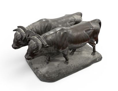 Irénée ROCHARD (1906–1984) Team of Oxen....