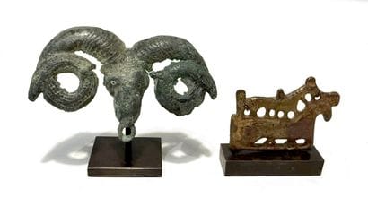 LURISTAN (1200-600 avt JC) (?). PLAQUE à...