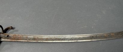 SABRE d'officier de CAVALERIE LEGERE, probablement...