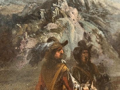 Antonio CALZA (1653-1725) (Attribué à ) Scène...