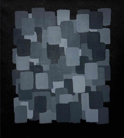 Pierre DOLLANDER (1968) Nuances de gris sur...