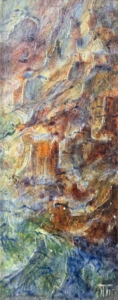Norman FAR (1929-1974) Paysage fantastique....