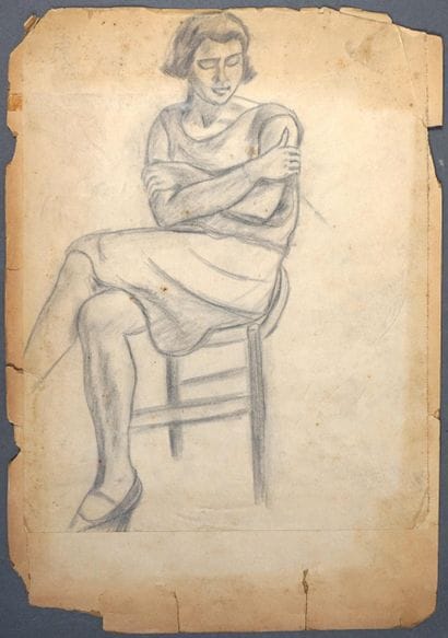 Roderic O’CONOR (1860-1940) Femme assise...
