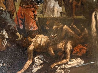 Antonio CALZA (1653-1725) (Attribué à ) Scène...