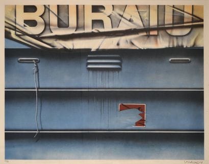 Peter KLASEN (1935) Buraio, vers 1995. Sérigraphie...