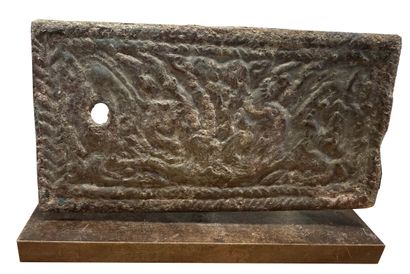 CHINE, période archaïque. Paire de PLAQUES...