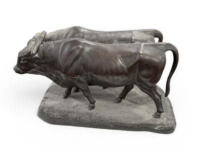 Irénée ROCHARD (1906–1984) Team of Oxen....