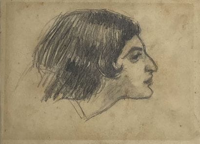 Roderic O’CONOR (1860-1940) Tête de jeune...