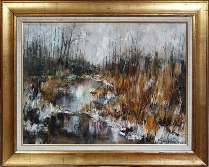 Pierre LETELLIER (XXe) Le grand fossé (aux...