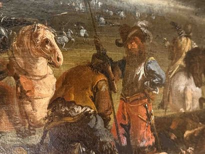Antonio CALZA (1653-1725) (Attribué à ) Scène...