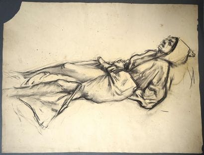 Roderic O’CONOR (1860-1940) Personnage allongé...