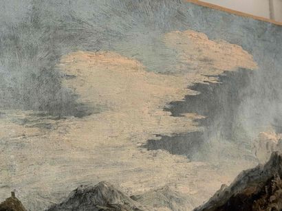 Antonio CALZA (1653-1725) (Attribué à ) Scène...