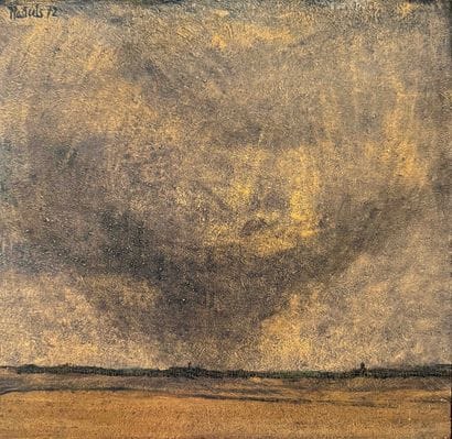Pierre PASTEELS (1936-1977) Paysage, une...