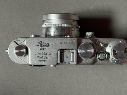 APPAREIL PHOTO argentique LEICA III N° 632437,...