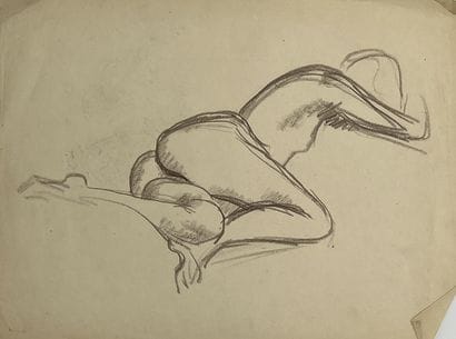 Roderic O’CONOR (1860-1940) Nu couché sur...