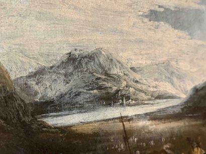 Antonio CALZA (1653-1725) (Attribué à ) Scène...