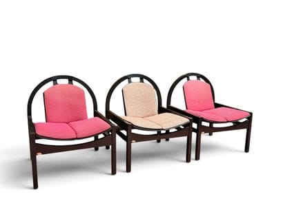 BAUMANN editeur. Suite de trois CHAUFFEUSES...