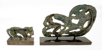 CHINE période archaïque. PLAQUE de ceinture...