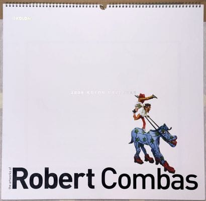 Robert COMBAS (1957) Calendrier 2008. Sérigraphie...