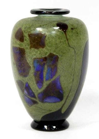 Robert PIERINI (1950) VASE ovoïde à col étranglé...