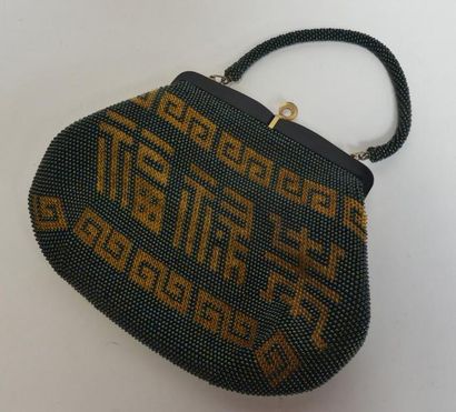 SAC perlés, travail chinois.