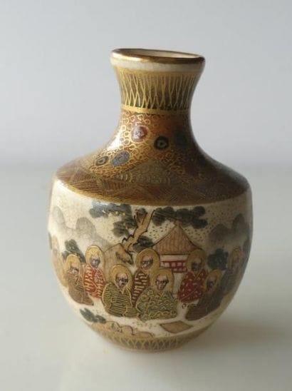 VASE miniature en Satsuma