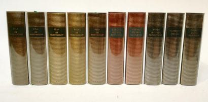 BIBLIOTHEQUE DE LA PLEIADE, 10 volumes, dont...
