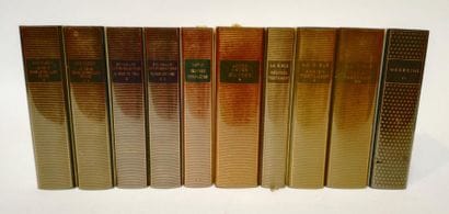 BIBLIOTHEQUE DE LA PLEIADE, 10 volumes, dont...
