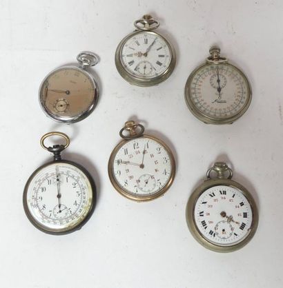 Lot de montres de gousset, en l'état. 