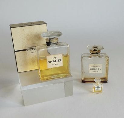 Chanel - (années 1940-1950) 2 flacons en...