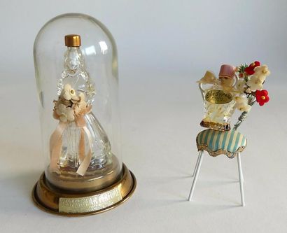 Divers parfumeurs (années 50). Lot de deux...