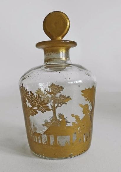 Travail français, 1880/1900. Flacon à parfum...