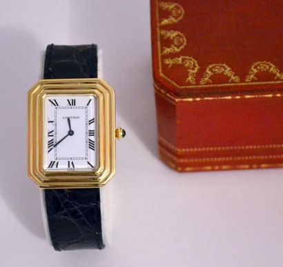 CARTIER, modèle Cristalor, MONTRE-BRACELET...