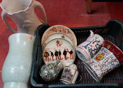 LOT vase Accolay, vase Saint-Clément, vase...