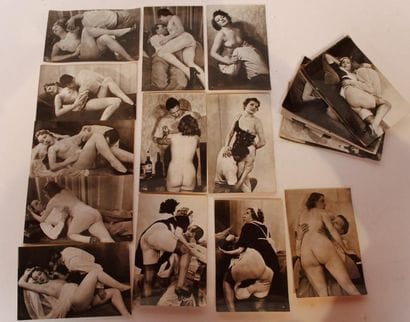 Lot de PHOTOGRAPHIES érotiques 