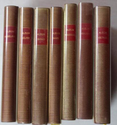 Bibliothèque de La Pléiade, 7 albums. CELINE,...