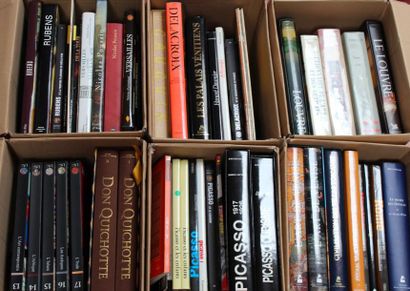 Lot de 6 cartons de livres d'Art. PICASSO,...