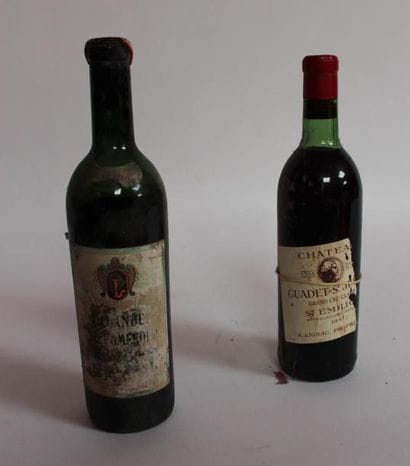 2 BLLES dont 1 BLLE LALANDE POMEROL 1960...