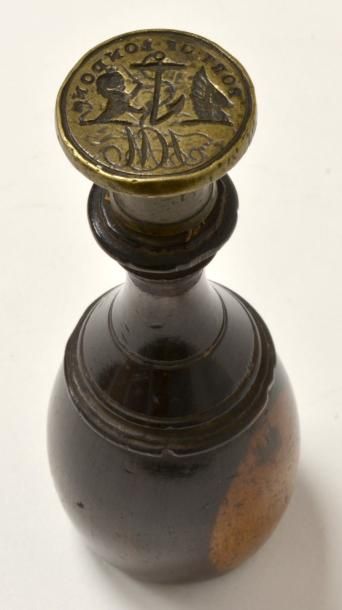 CACHET du port de Londre en bronze, la prise...