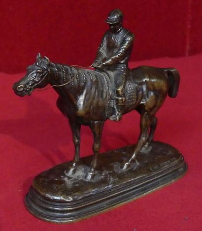Edouard DELABRIERRE (1829-1912) Jockey a...
