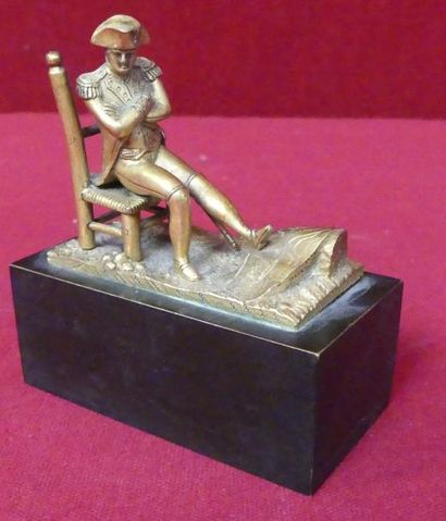 SUJET en bronze doré figurant Napoléon a...