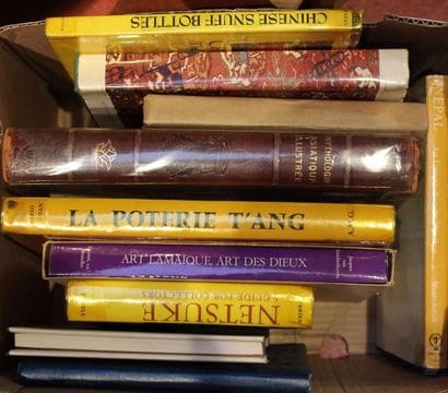 Lot de livres dont Les Tapis, Les Netsuke,...