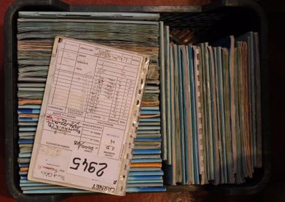Lot de carnets de circulation de timbres....