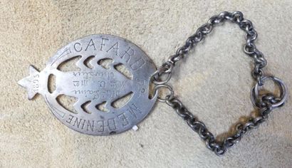 Médaille de l'ordre des Cafards de Médénine,...