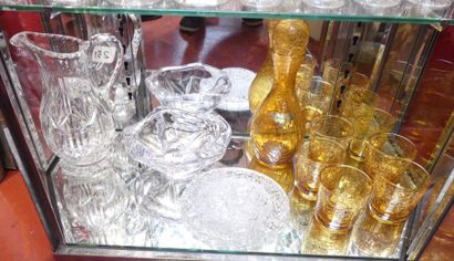 DAUM France, vide-poche en cristal, pichet...