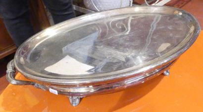 Grand chauffe plat en métal