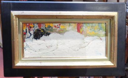 DIAMANTINO, Nu allongé, huile sur toile